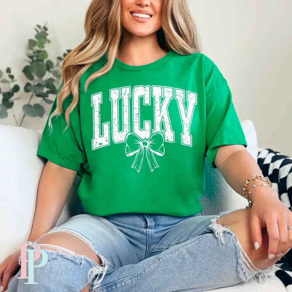 Lucky Coquette Bow Screen Print Transfer