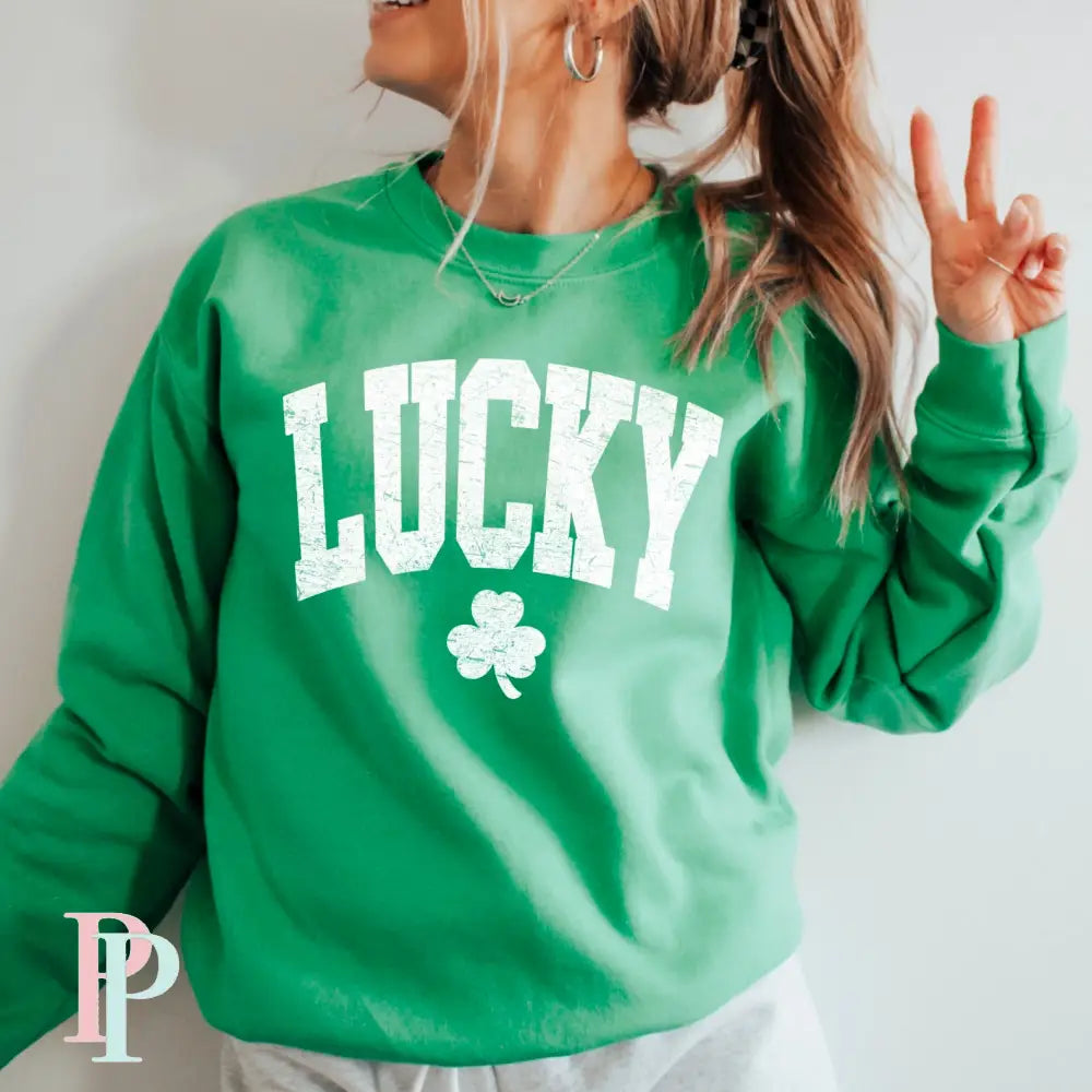 Lucky Screen Print Transfer