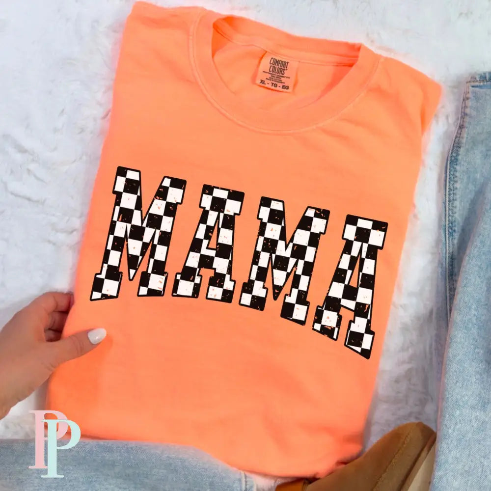 Mama Checkered DTF Transfer