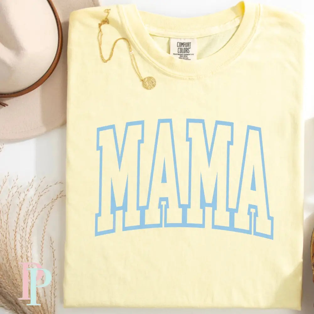 Mama Varsity Letters Screen Print Transfer