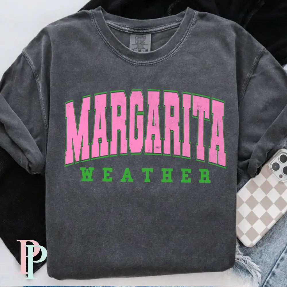 Margarita Weather Comfort Color Graphic Tee As Pictured Is Pepper