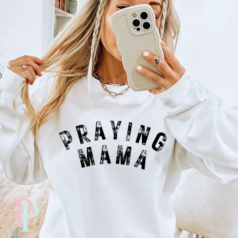 Praying Mama Crewneck Sweatshirt