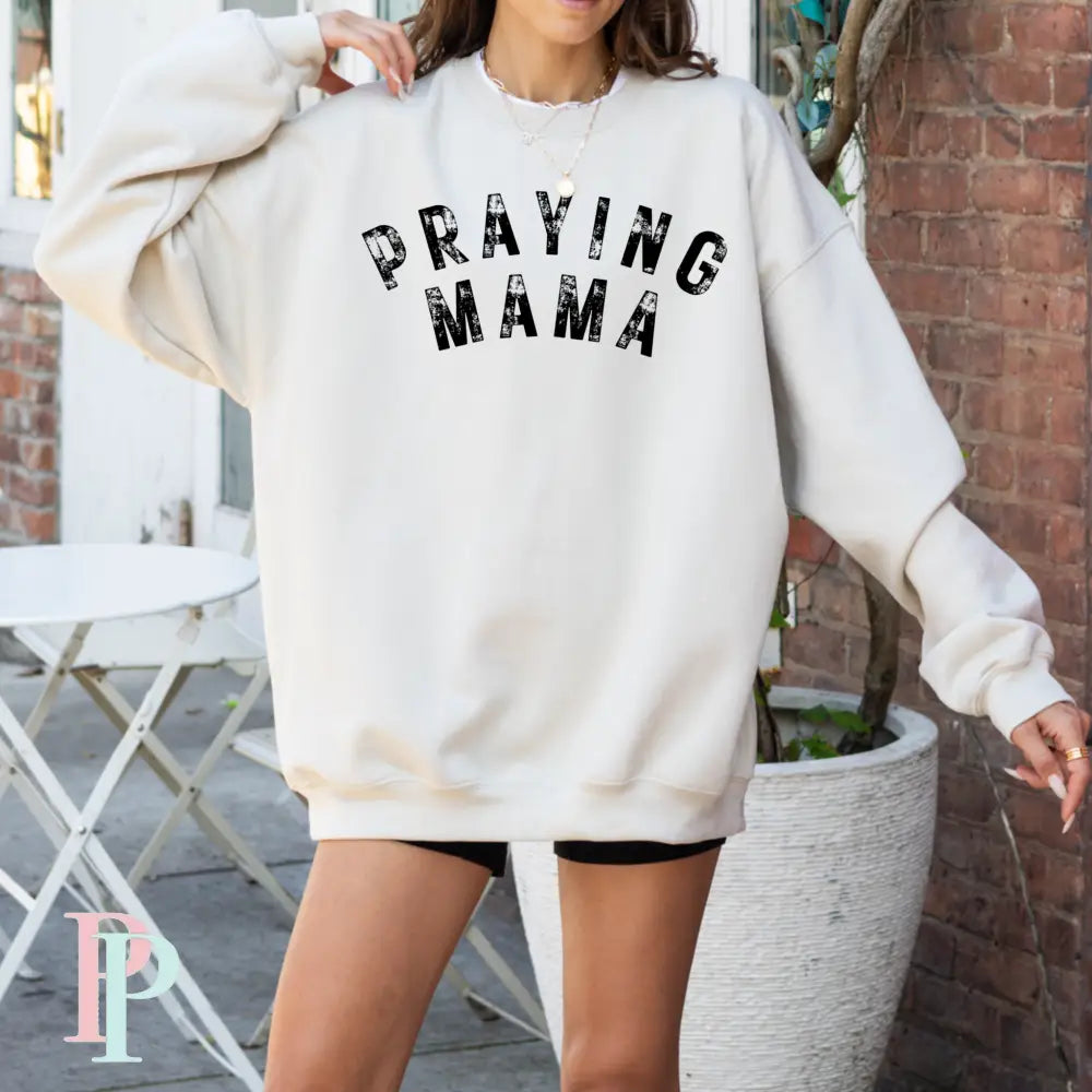 Praying Mama Crewneck Sweatshirt