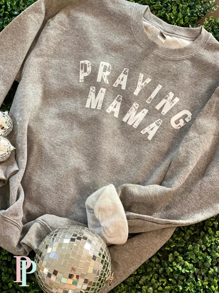 Praying Mama Gildan Graphic Crewneck