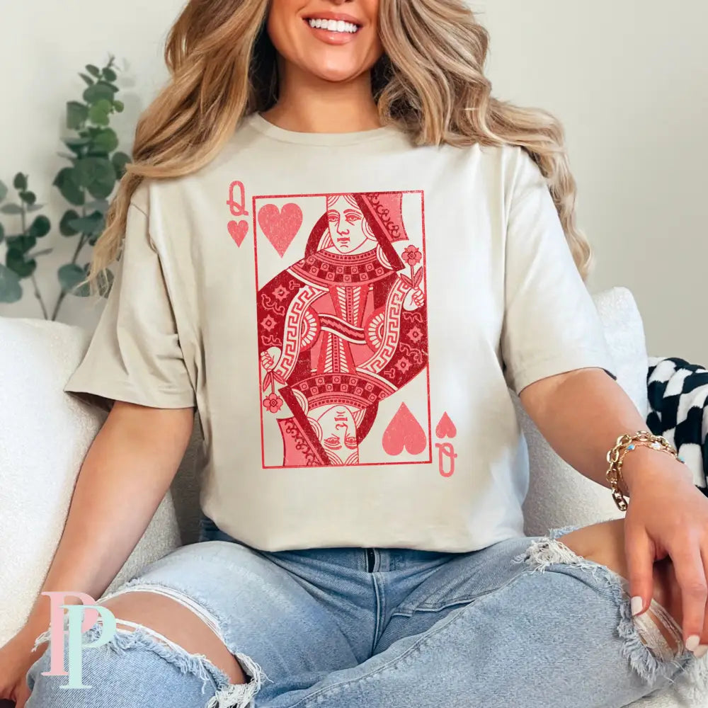 Queen Of Hearts DTF Transfer