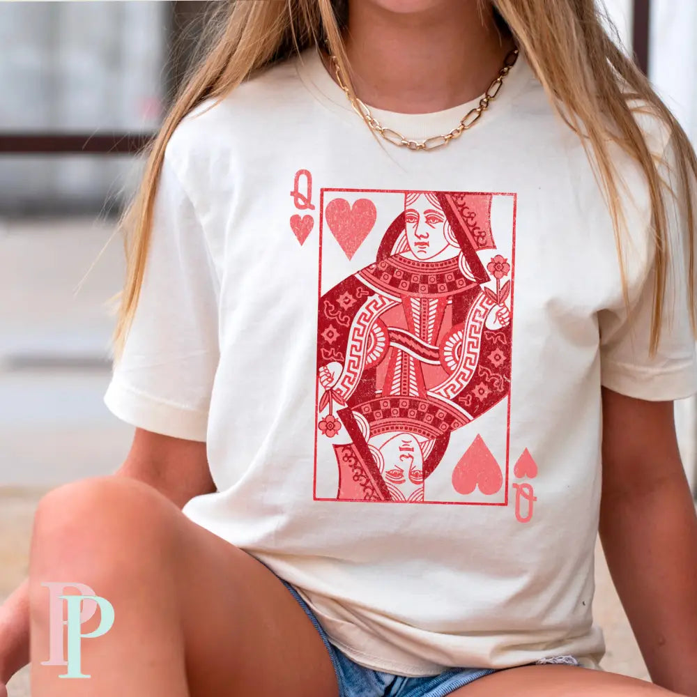 Queen Of Hearts DTF Transfer
