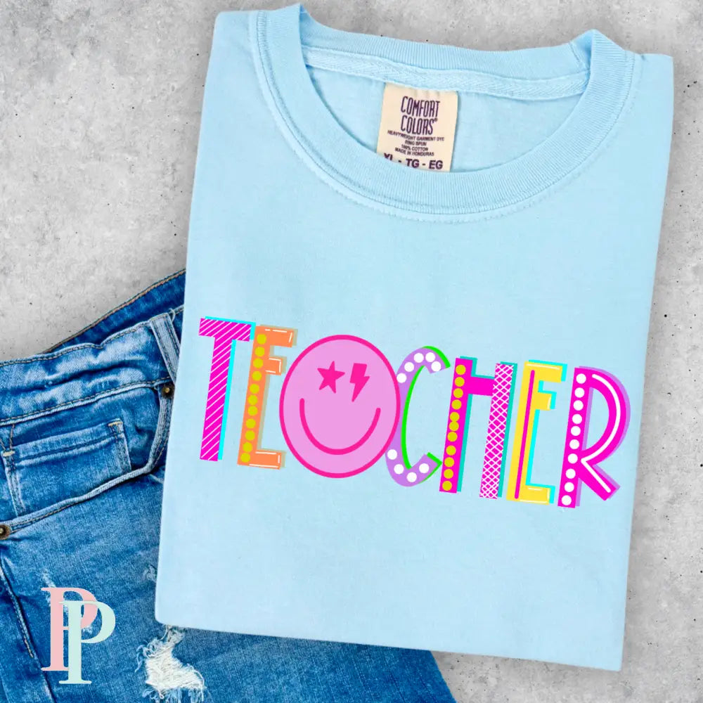 Teacher Comfort Color Graphic Tee