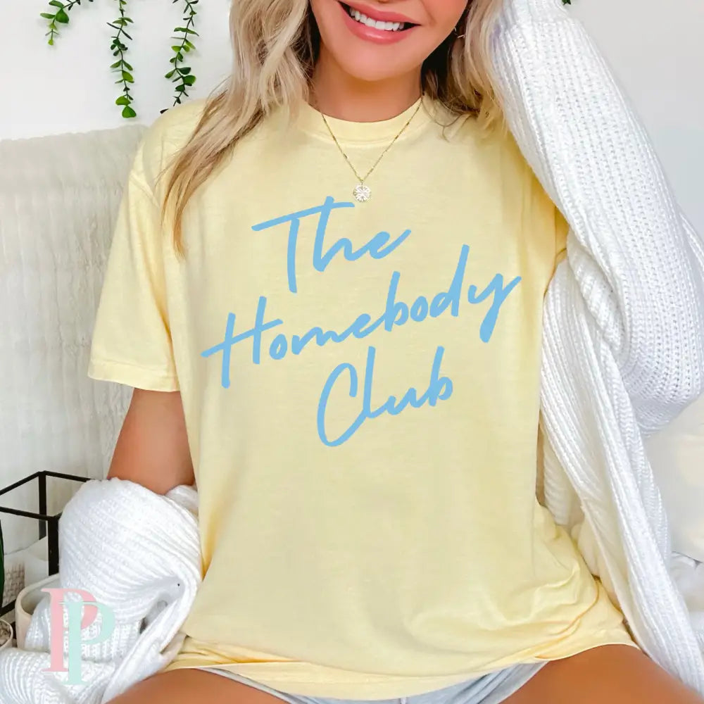 The Homebody Club Screen Print Transfer