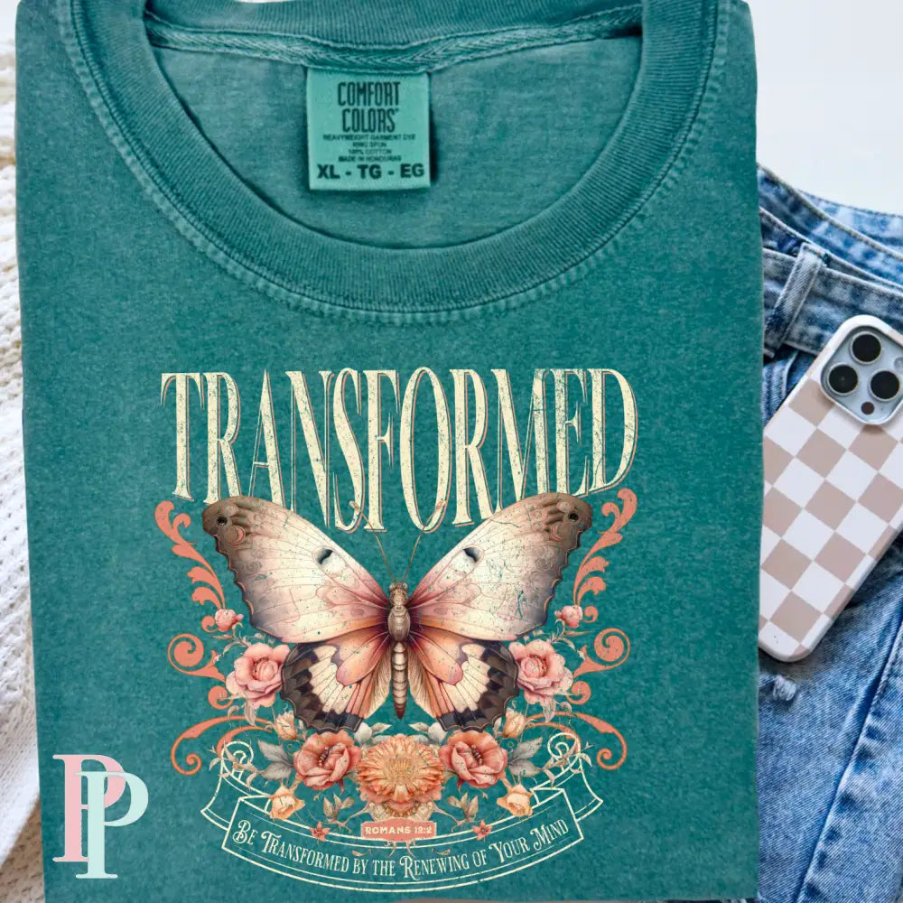 Transformed Christian Comfort Color Graphic Tee