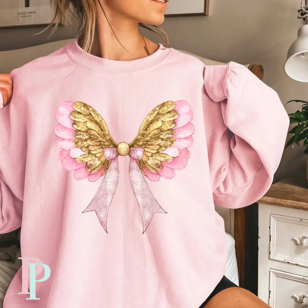 Valentine Coquette Angel Wings DTF Transfer