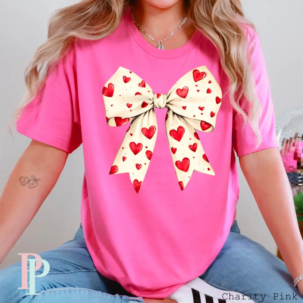 Valentine’s Bow DTF Transfer
