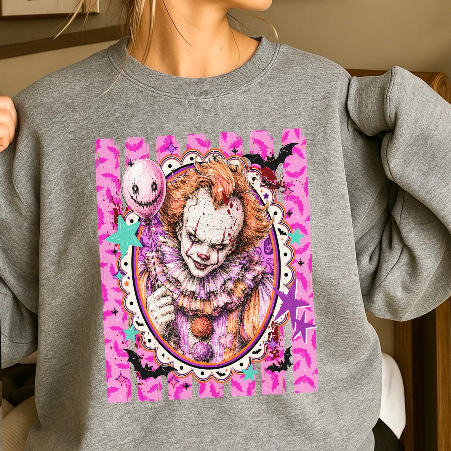 Horror Film Character Crewneck Sweatshirt