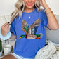 Faux Rhinestone Mallard Duck Comfort Color Graphic Tee