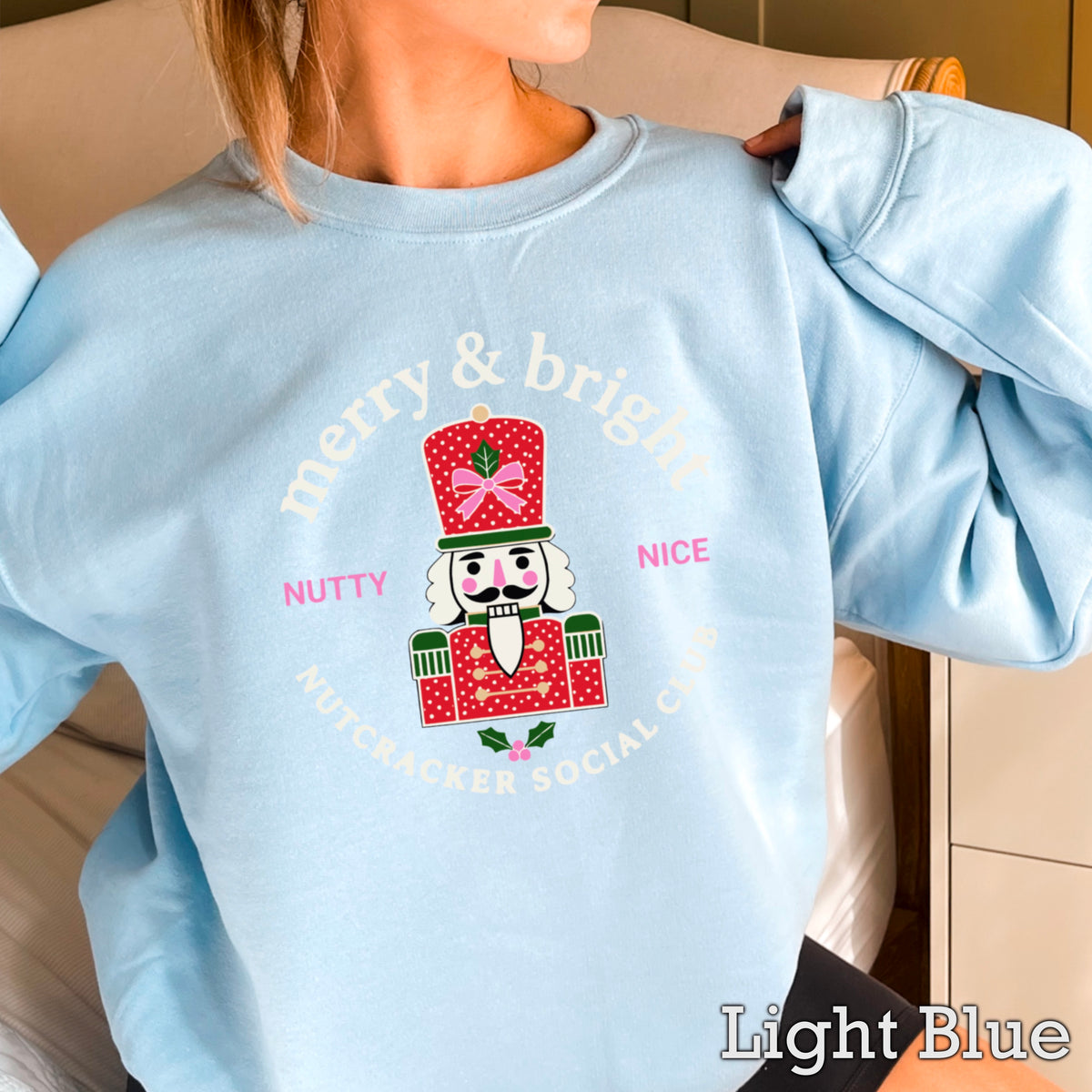 Nutcracker Social Club Christmas Crewneck Sweatshirt