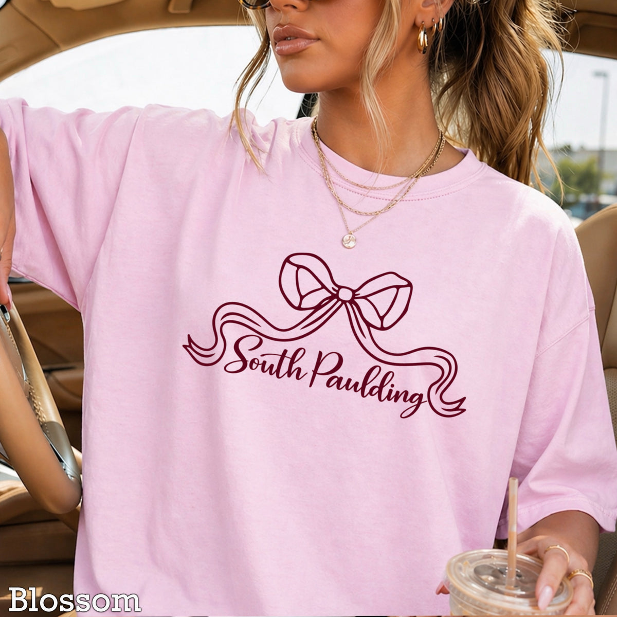Spartans Coquette Bow Comfort Color Graphic Tee