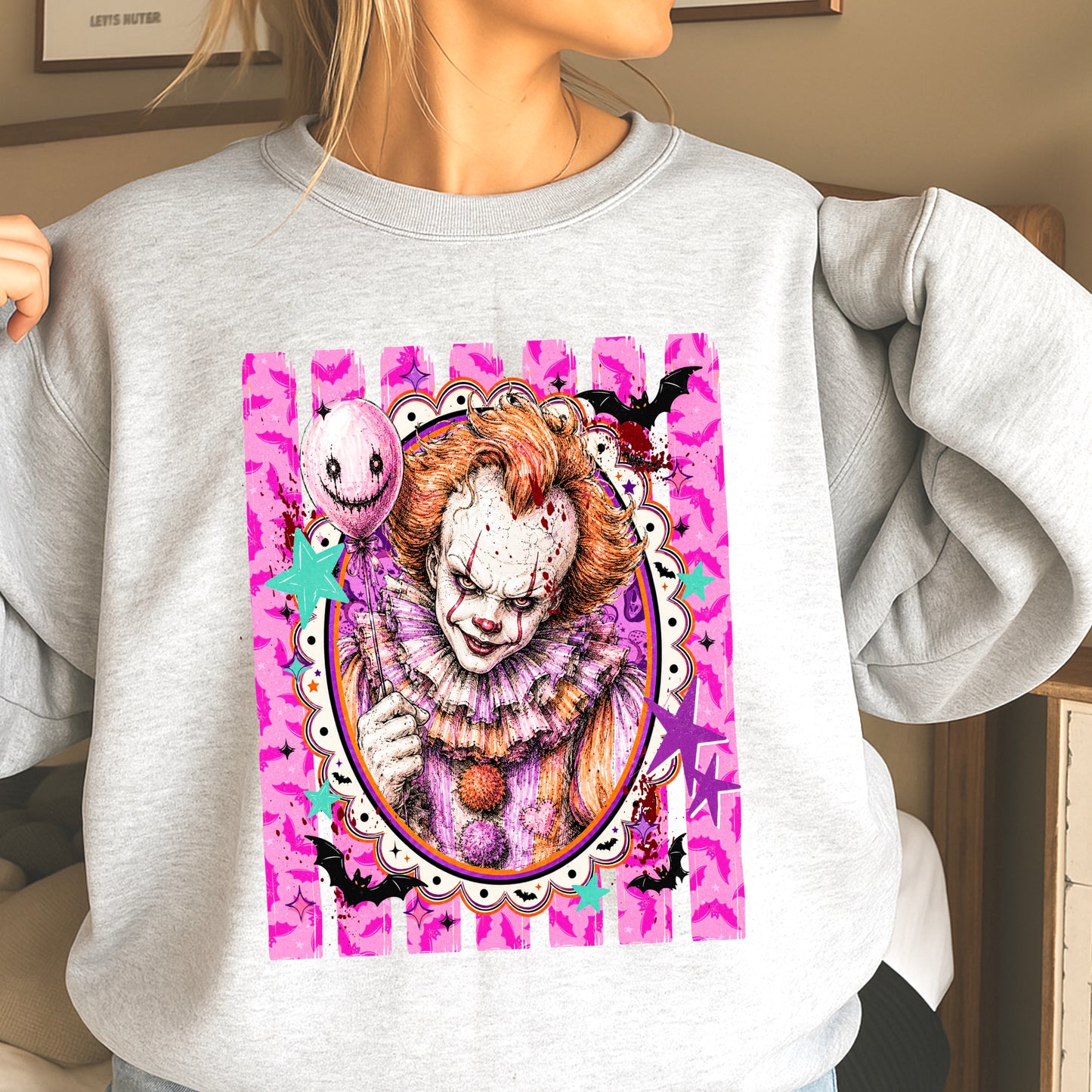 Horror Film Character Crewneck Sweatshirt