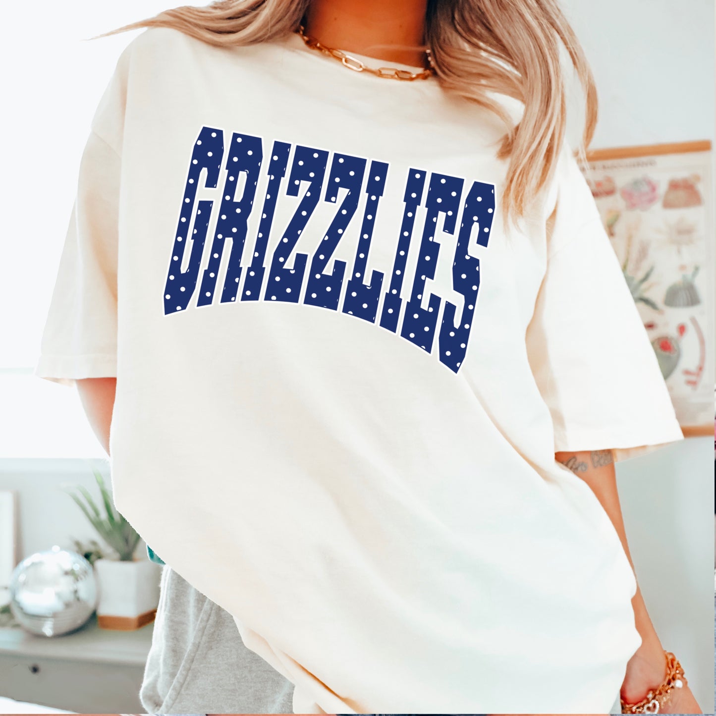 Grizzlies Comfort Color Graphic Tee