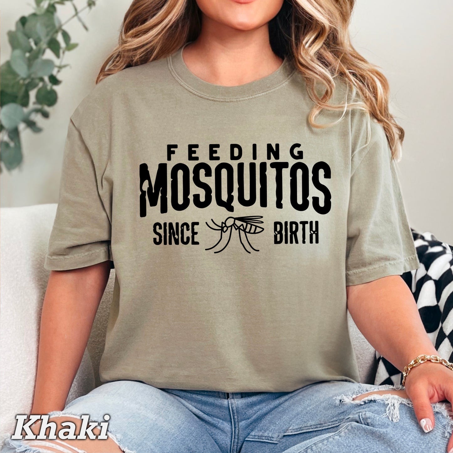 Feeding Mosquitoes Comfort Color Graphic Tee