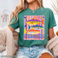 Preppy Fish Comfort Color Graphic Tee