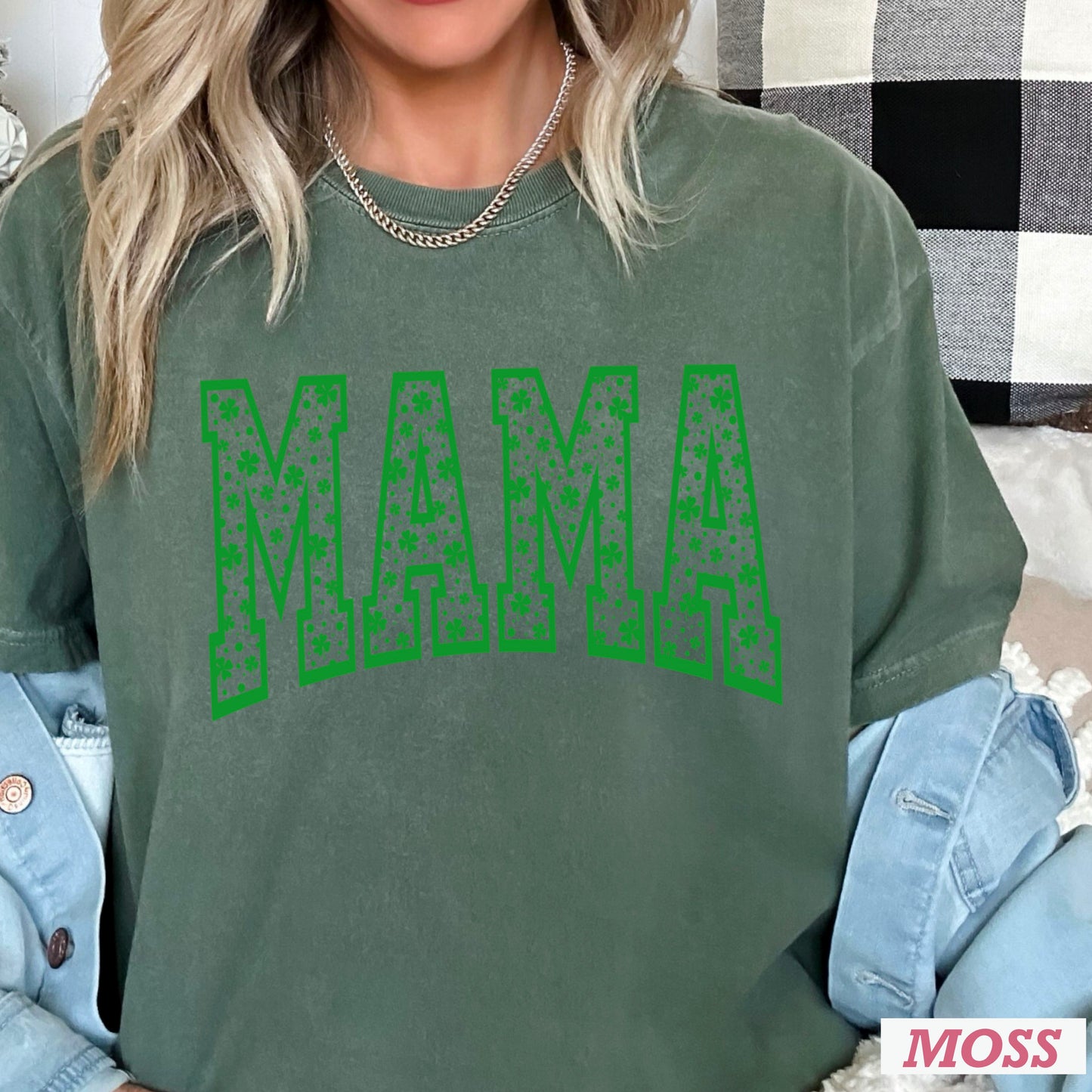Mama St. Patrick’s Day Comfort Color Graphic Tee