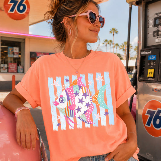 Reel Good Day Comfort Color Graphic Tee