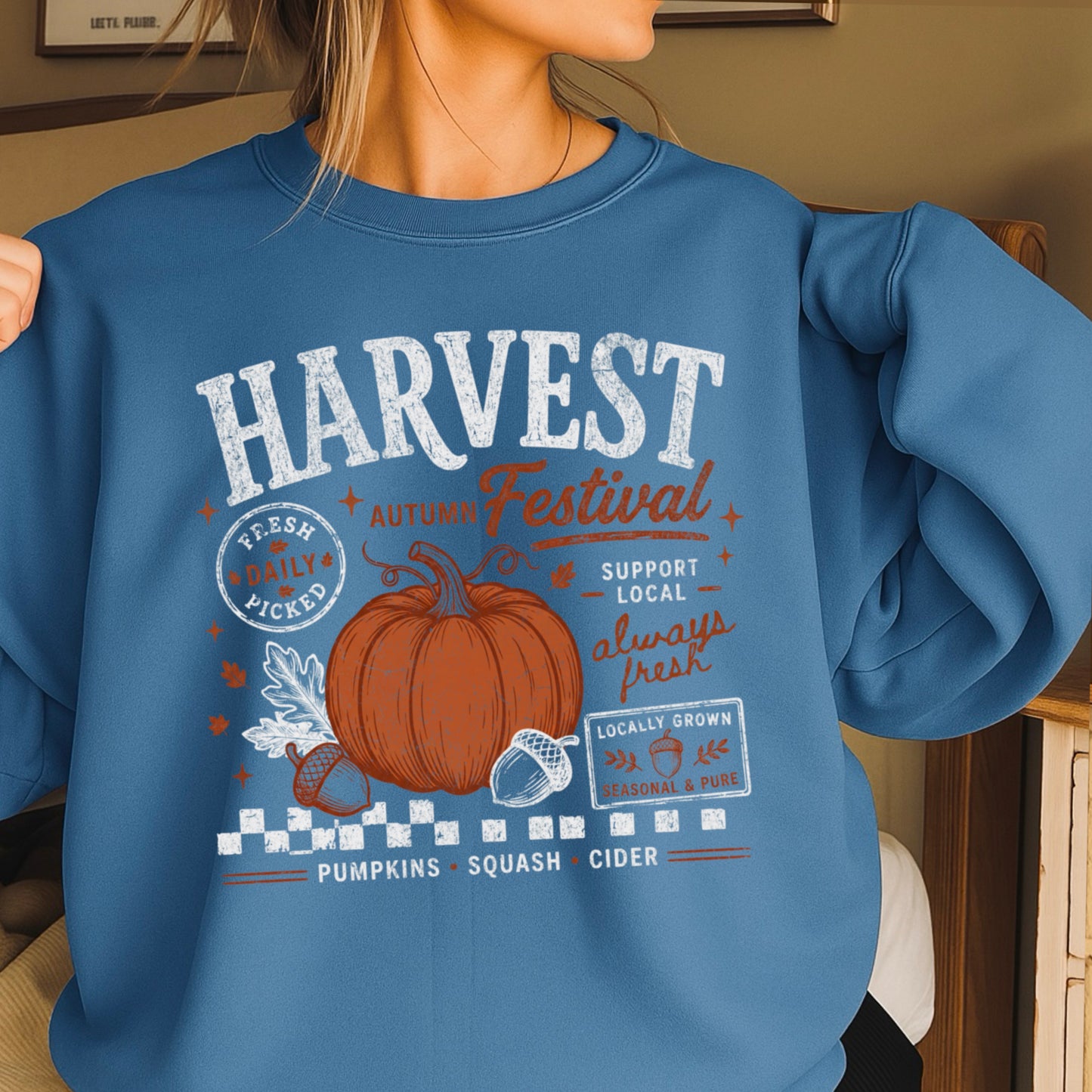 Harvest Festival Fall Crewneck Sweatshirt