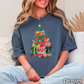 Bow Christmas Tree Comfort Color Graphic Tee