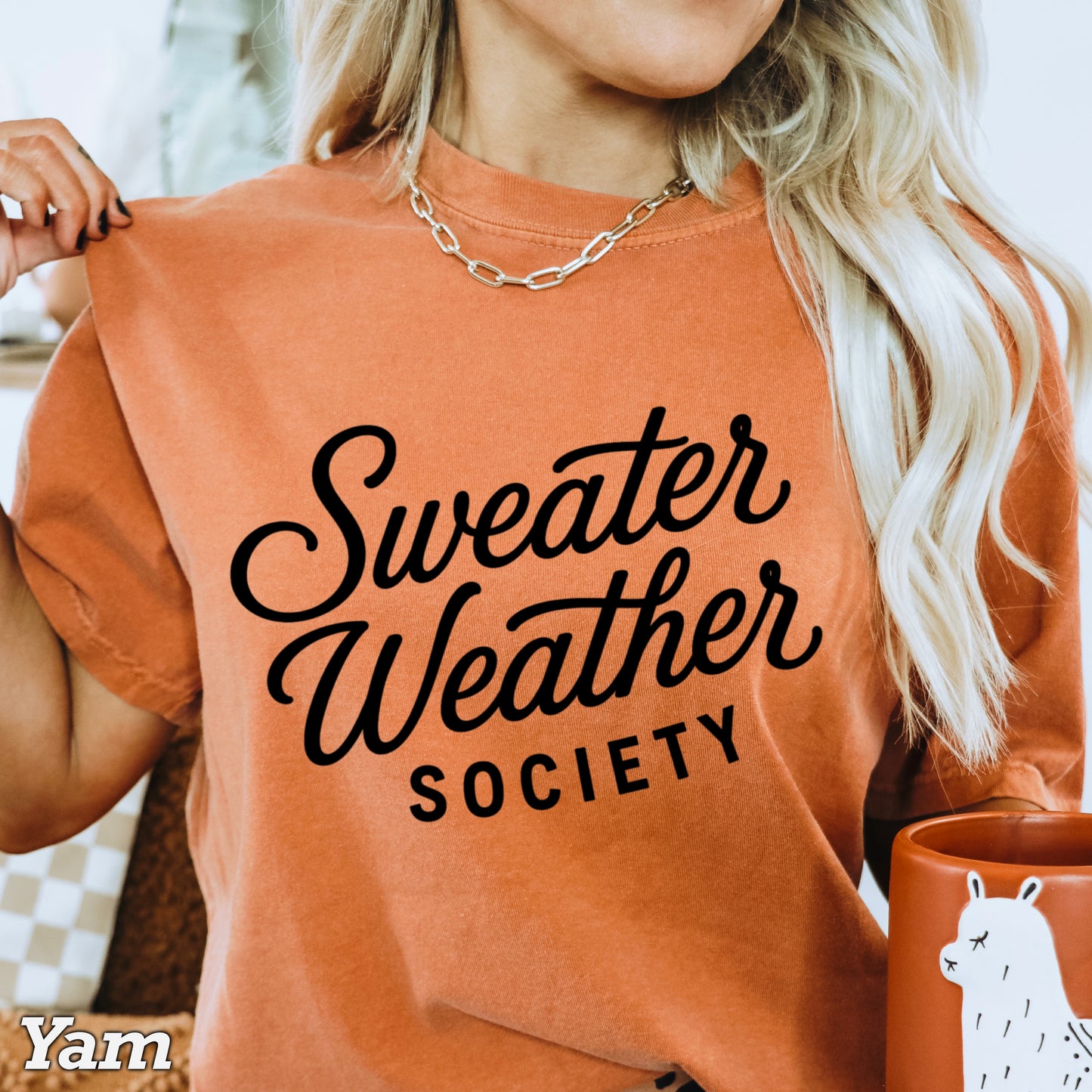 Sweater Weather Society Comfort Color Graphic Tee