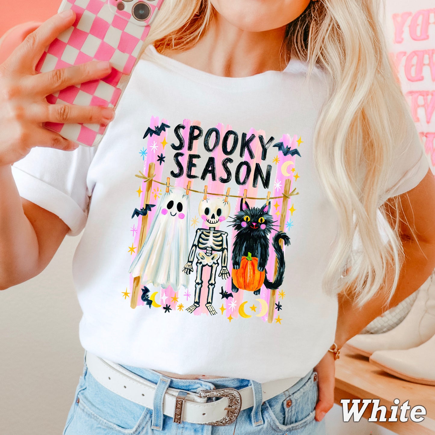 Spooky Season Halloween Comfort Color Graphic Tee