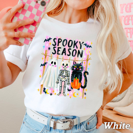 Spooky Season Halloween Comfort Color Graphic Tee