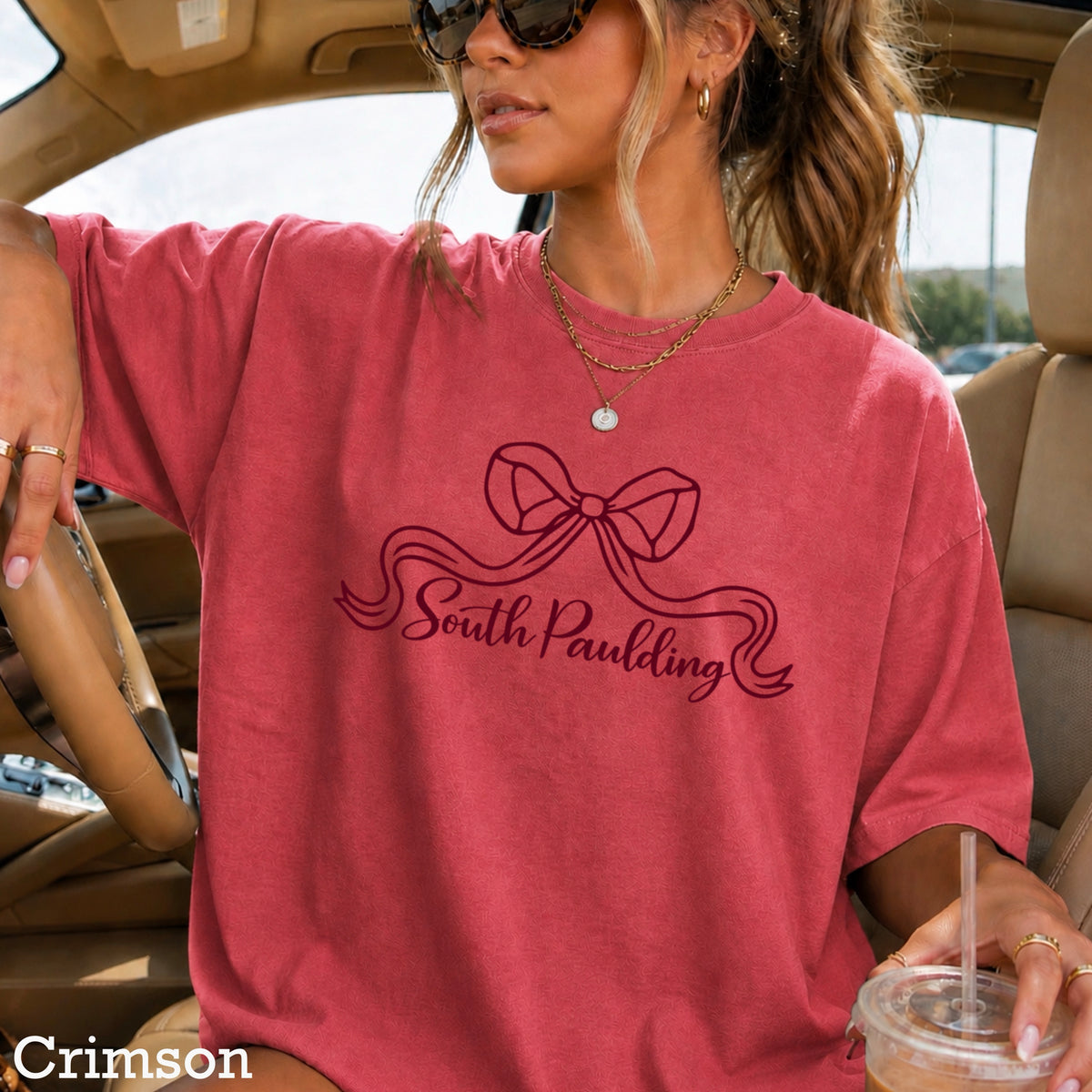 Spartans Coquette Bow Comfort Color Graphic Tee