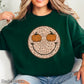 Leopard Face Pumpkin Crewneck Sweatshirt