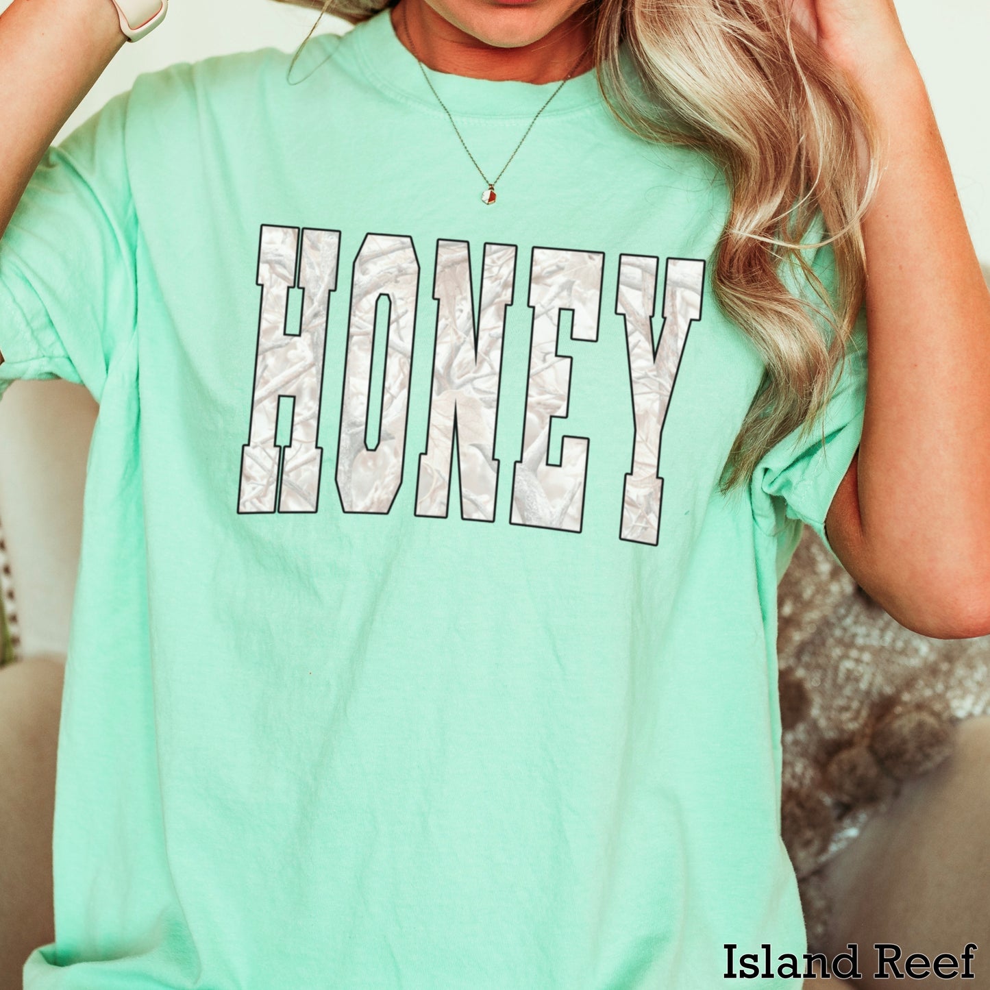 Honey Comfort Color Graphic Tee