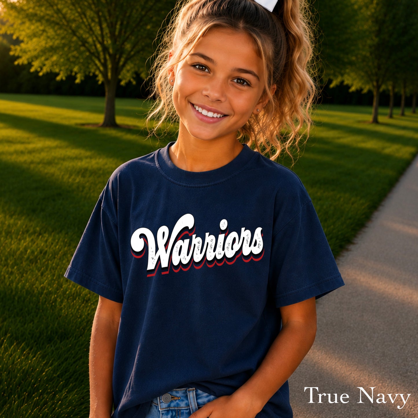 Warriors Youth Comfort Color T-Shirt