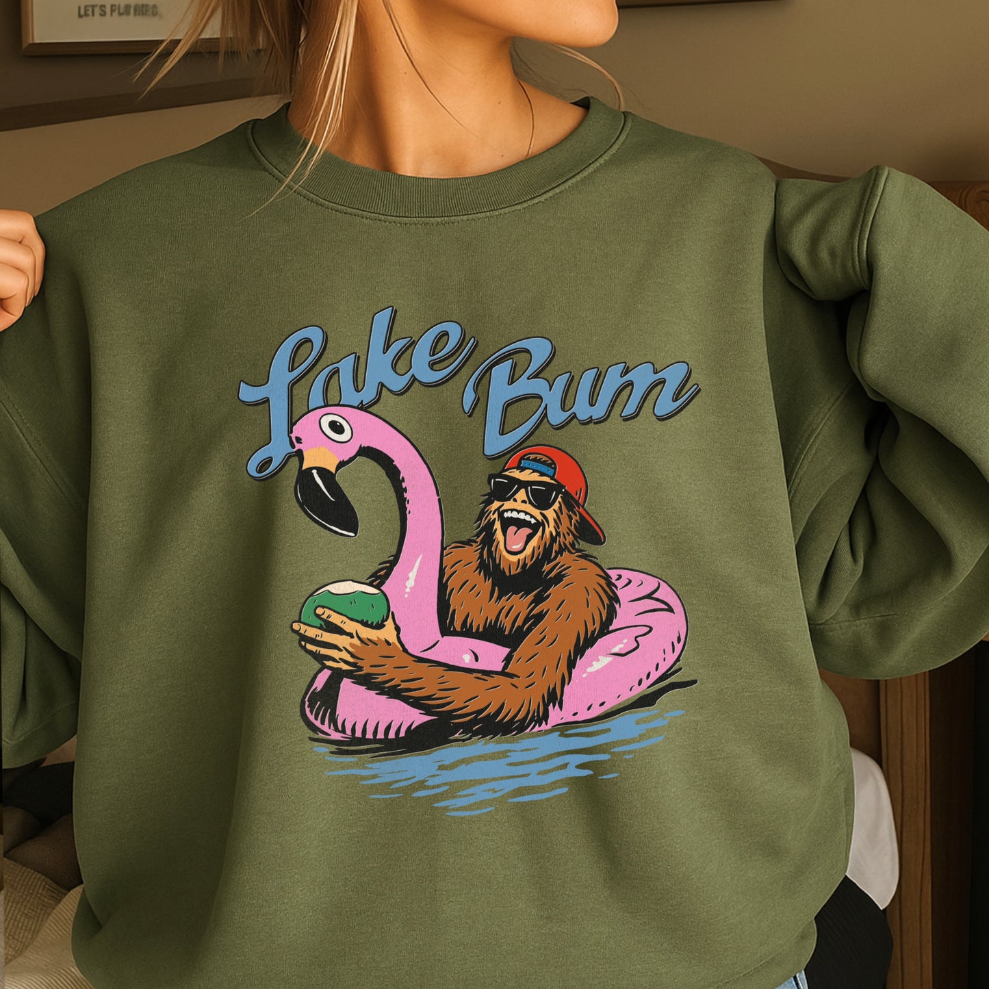 Lake Bum Crewneck Sweatshirt