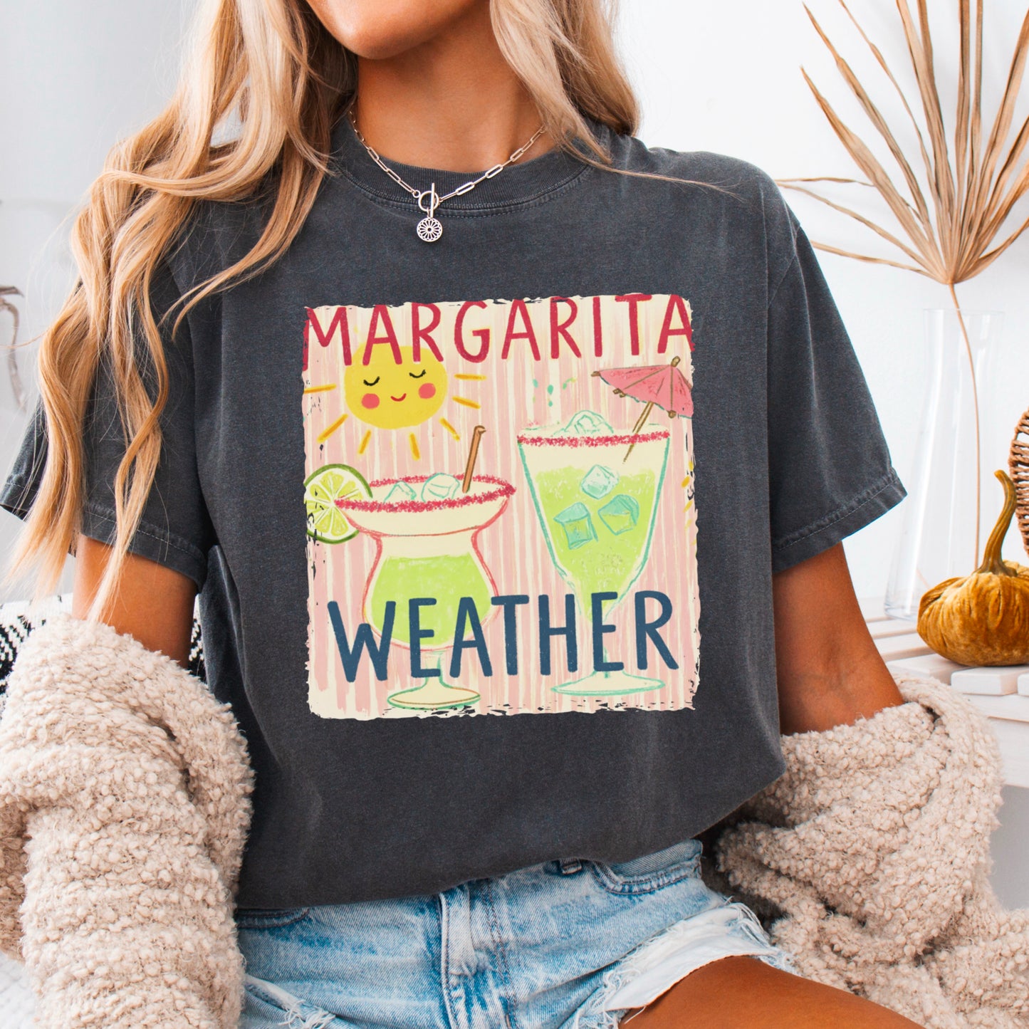 Margarita Weather Comfort Color Graphic Tee