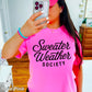 Sweater Weather Society Comfort Color Graphic Tee