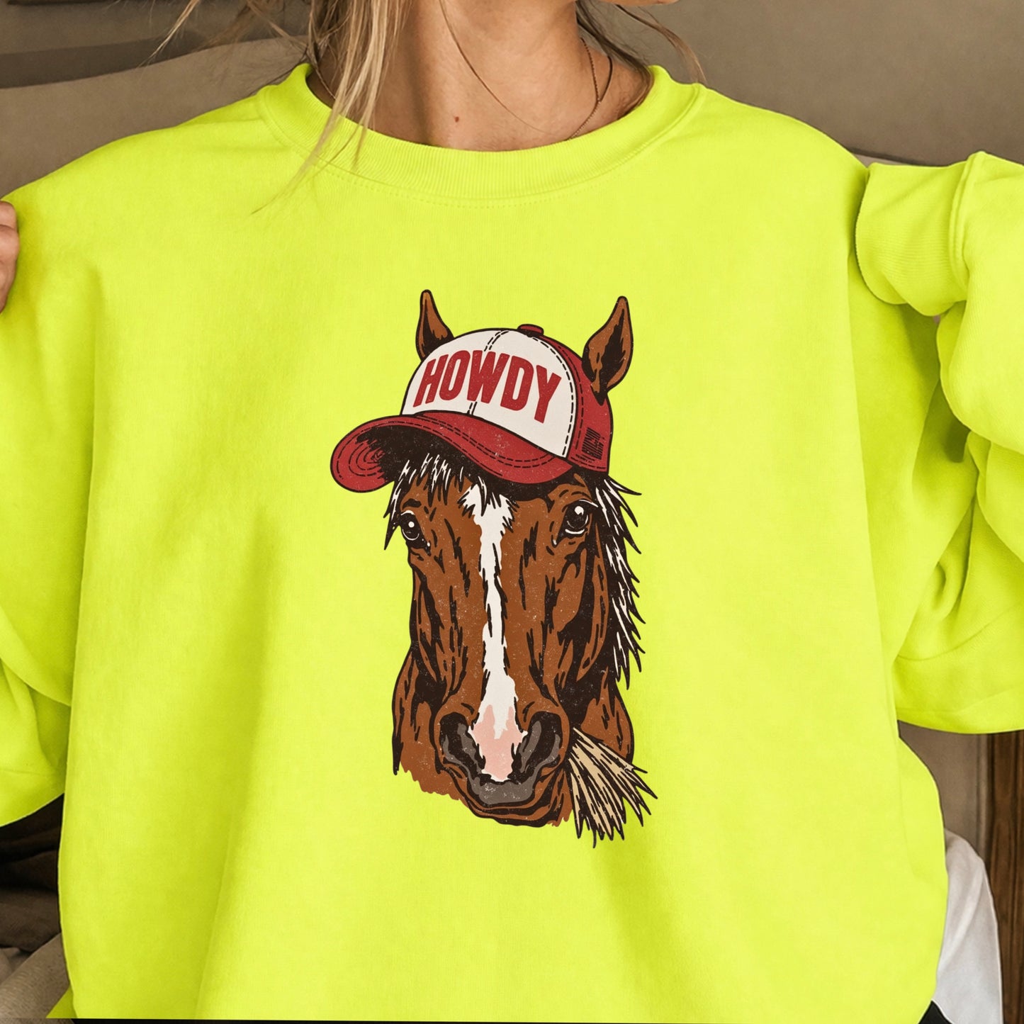Howdy Horse Crewneck Sweatshirt
