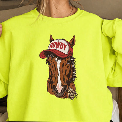 Howdy Horse Crewneck Sweatshirt
