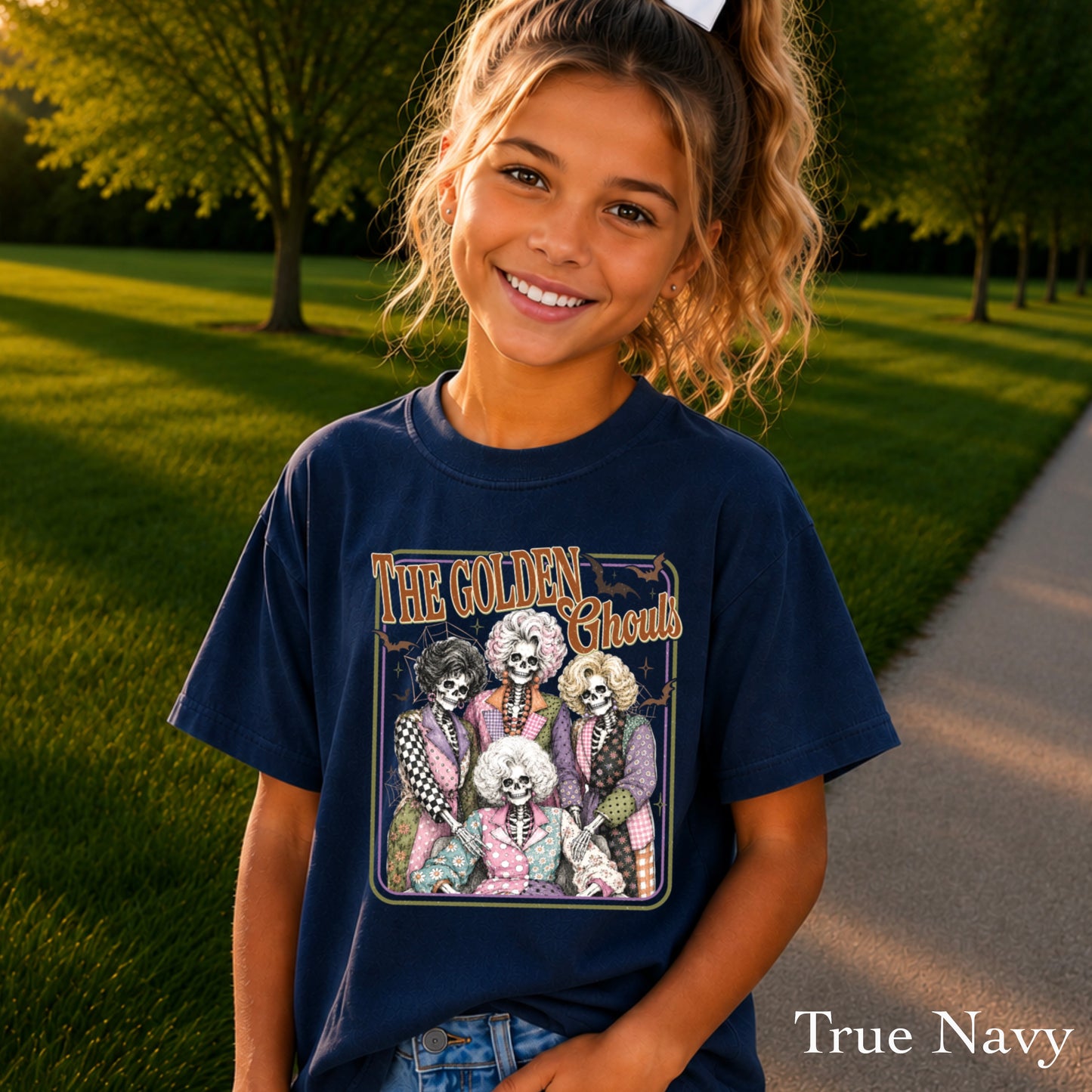 The Golden Ghouls Youth Comfort Color T-Shirt