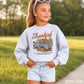Thankful For A Savior Youth Crewneck Sweatshirt