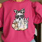 Preppy Ghost Halloween Crewneck Sweatshirt
