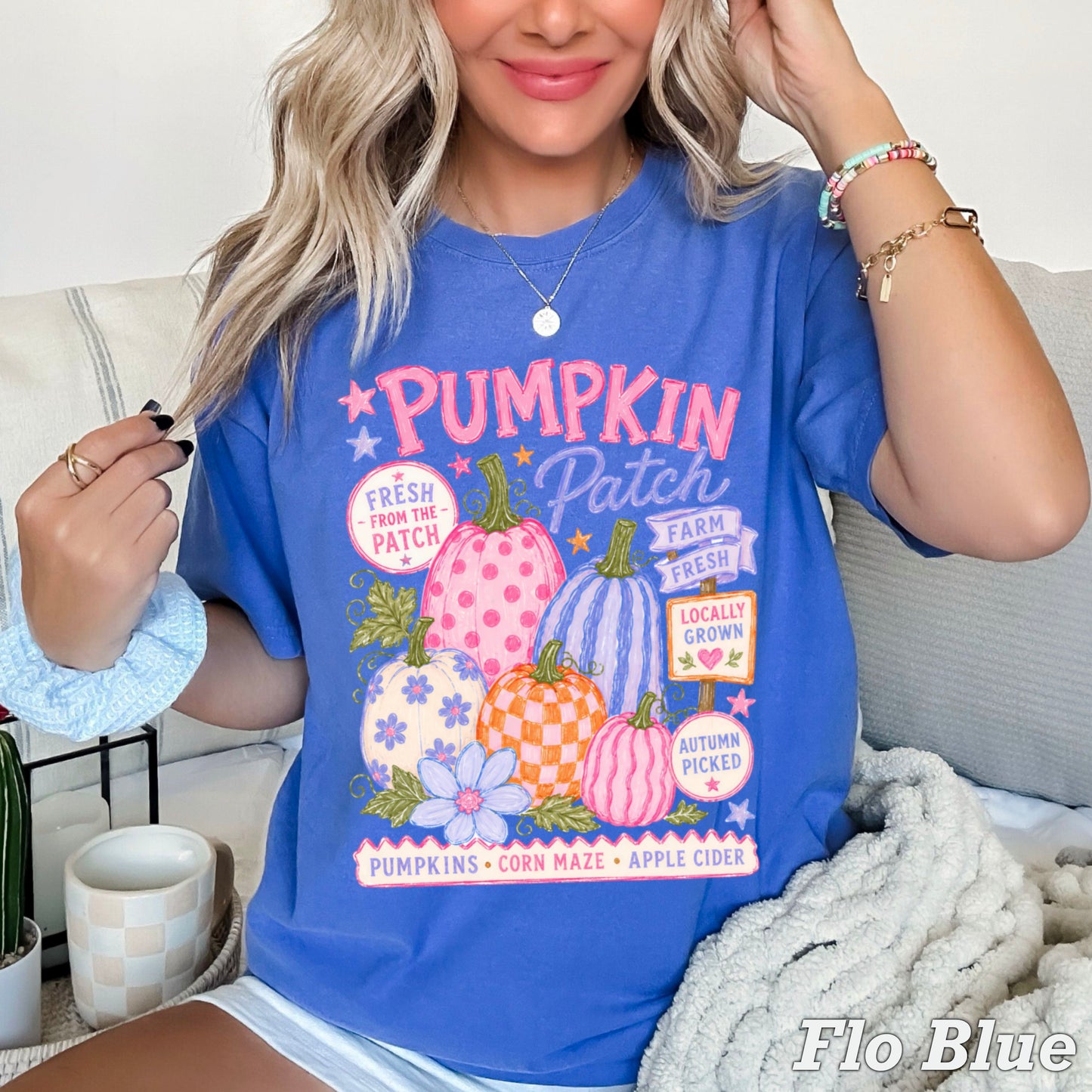 Pumpkin Patch Comfort Color Graphic Tee