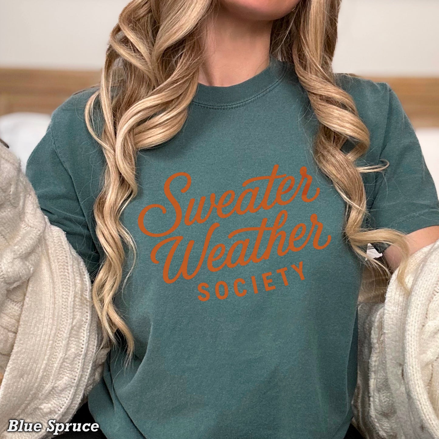 Sweater Weather Society Comfort Color Graphic Tee