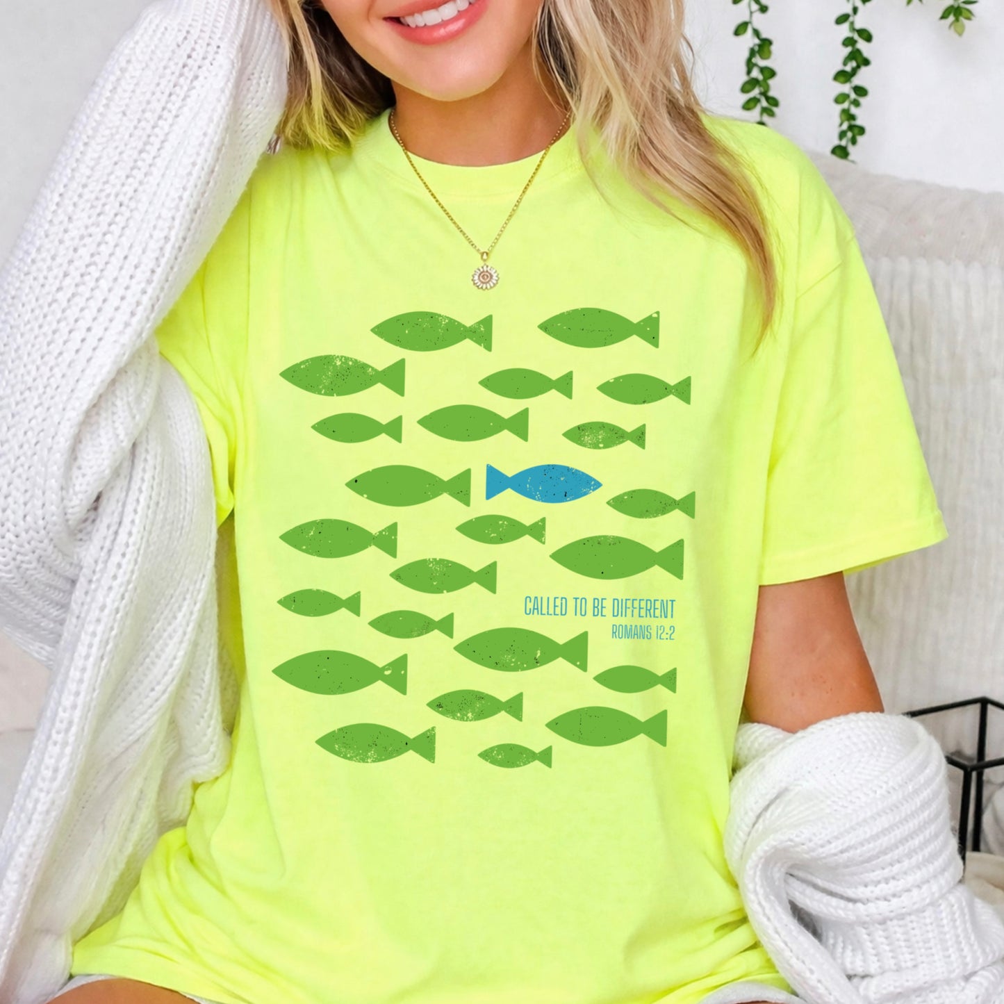 Called To Be Different Christian Comfort Color Graphic Tee