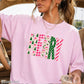 Merry Christmas Comfort Color Graphic Tee