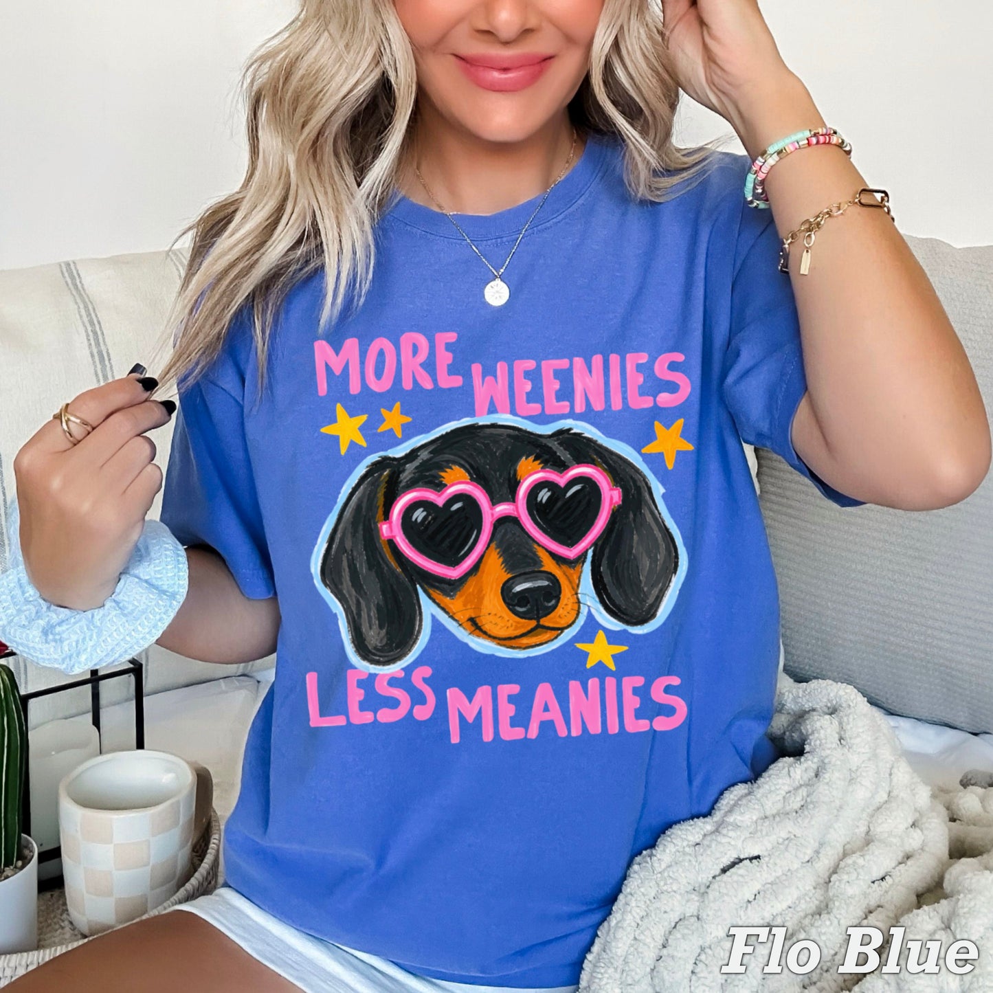 More Weenies Less Meanies Comfort Color Graphic Tee