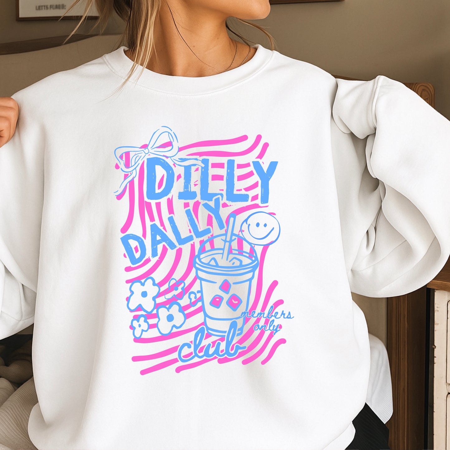 Dilly Dally Club Crewneck Sweatshirt