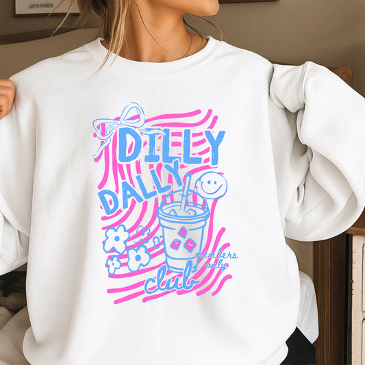 Dilly Dally Club Crewneck Sweatshirt