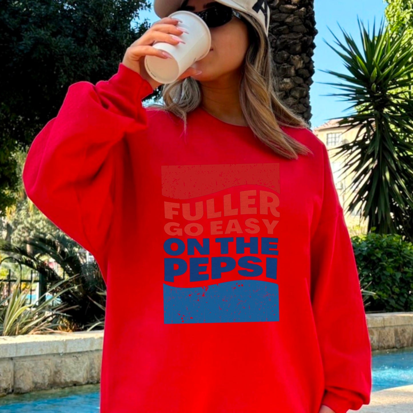 Fuller Go Easy On The Pepsi Crewneck Sweatshirt